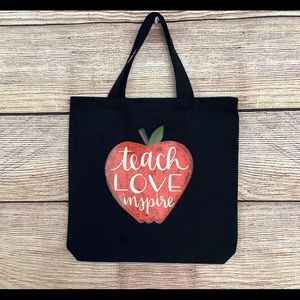 Teacher Gift Tote Bag, Teacher Appreciation Gift, Gift for Teacher, Teach Love